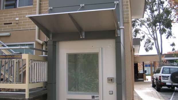 Platform Lifts outside building